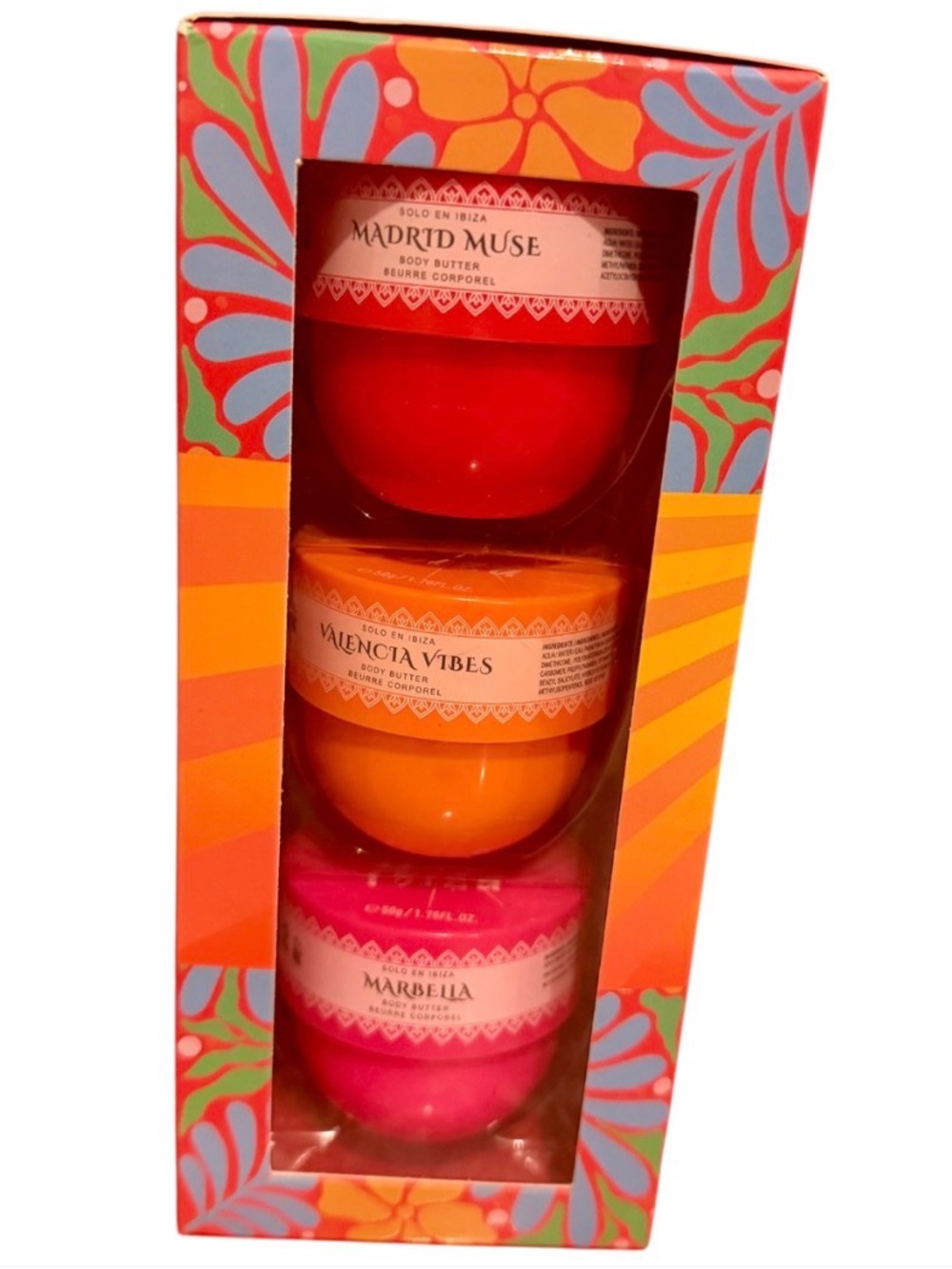 Solo en Ibiza Body Butter Gift set - Madrid Muse, Valencia Vibes & Marbella NIB